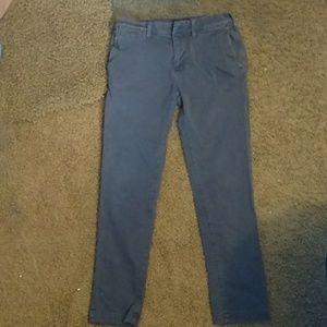 American Eagle dark green skinny pants